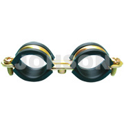 Pipe Clamp, Single Ring With EPDM Rubber-Profile