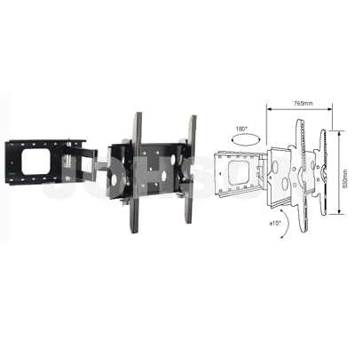 Single Arm Universal LCD Bracket