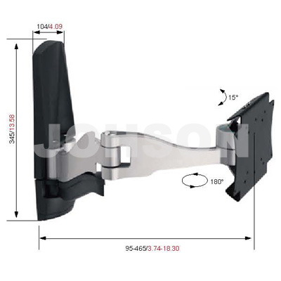 Articulating Flat Panel Wall Mount