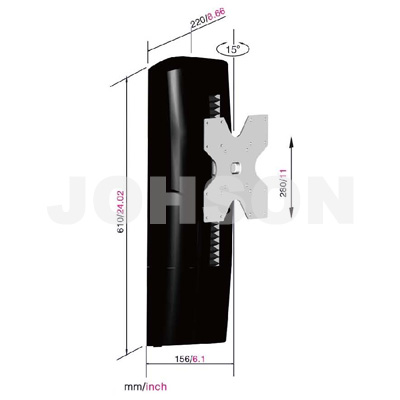 Flip-down Kitchen LCD Bracket