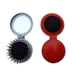 Cosmetic Mirror with Comb