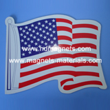 Small USA Flag Car Magnet