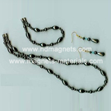 Hematite Magnetic Necklace Set