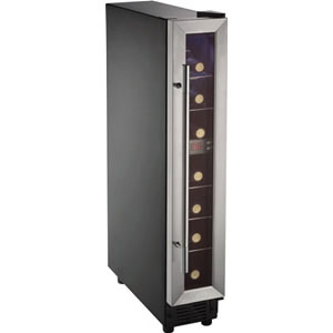 Avanti Chrome and Black Wine Cooler