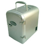 Stainless Steel Mini Fridge, 4L