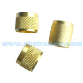 Brass knurling nuts