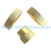 Brass knurling nut, Lock nuts