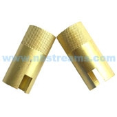 Brass knurling nut