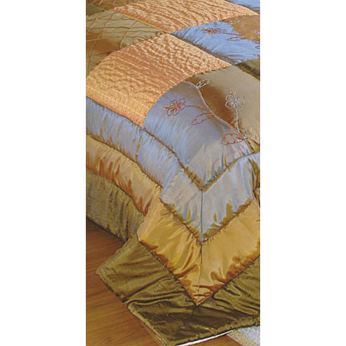 Patchwork Suede Quilt