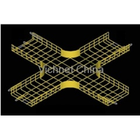 Wire Mesh Cable Tray Junction, 4 Way