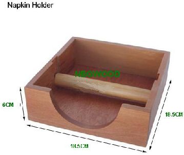 wooden napkin holder