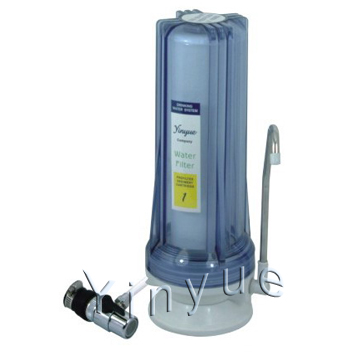 Single Water Filter With Matel Connector