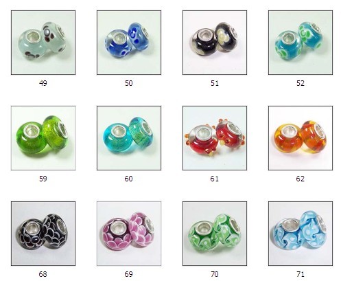 Pandora Glass beads/murano glass beads