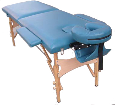 2-section wooden massage table