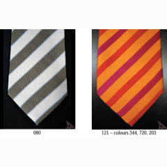 Striped Woven Silk Necktie