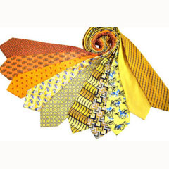 Pure Printed Silk Wrinkle Necktie