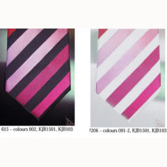 Striped Silk Woven Tie