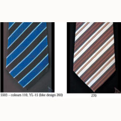 Striped Silk Custom Woven Neck Tie