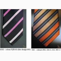 Skinny Stripe Silk Neck Tie