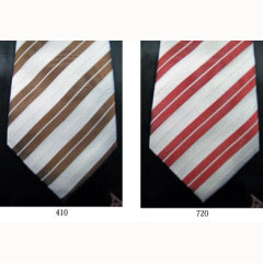 Striped Silk Custom Woven Neck Tie