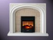 cast stone fireplace