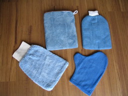 microfiber & microfibre cleaning mitt/glove 