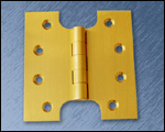 Brass butterfly hinge