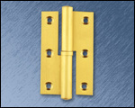 Brass L hinge