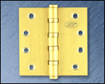 Solid brass hinge