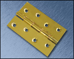 Solid brass hinge