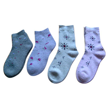 Ladies Angora Socks