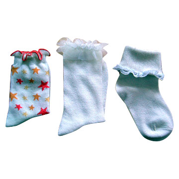 Childrens Lace Socks