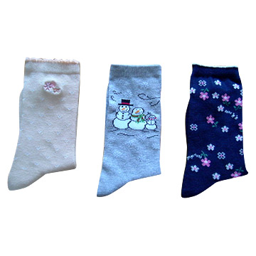 Ladies Jacquard Socks