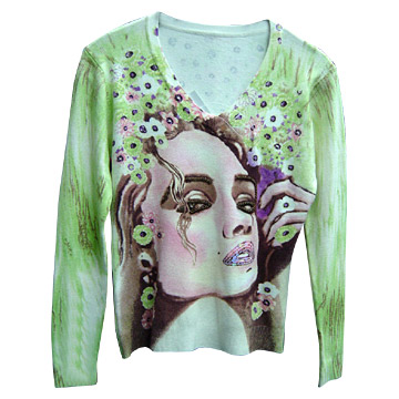 Printed Ladies' Sweater