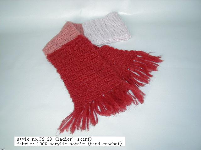 Hand crochet Scarf