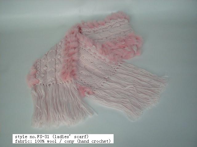 Hand crochet Scarf