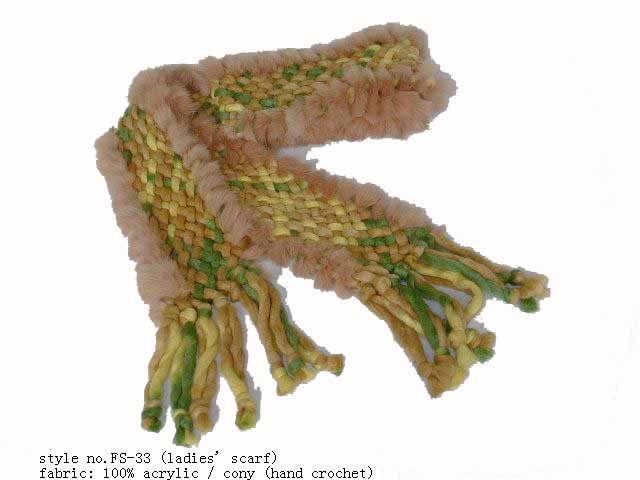 Hand crochet Scarf