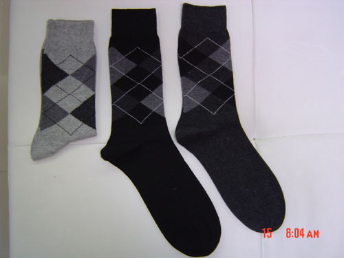 rhombic mens socks