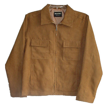 Imitation Suede Leather Jacket