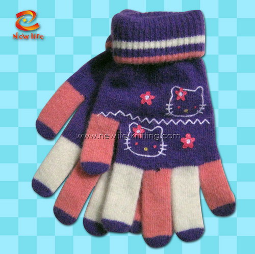 knit gloves,knitting gloves,knitted gloves NLKG109