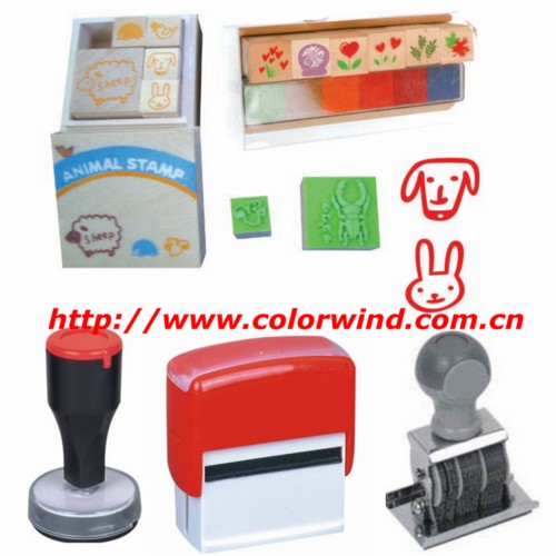 rubber stamp, wooden stamp, wood stamp, stamp pad