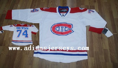 #74 Sergei kostisyn montreal canadien nhl jersey( 