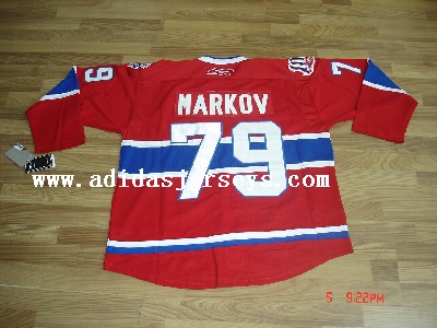 Mike komisarek montreal canadien white nhl jersey