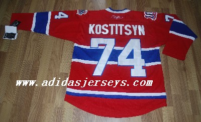 #74 Sergei kostisyn montreal canadien nhl jersey