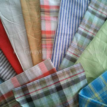 sell yarn dyed shirting fabric