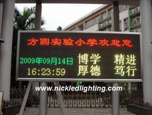 Outdoor Tri-color LED Sign