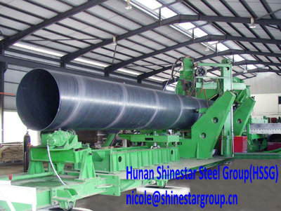 Carbon API5L SSAW steel pipe transportation liquid