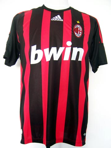 soccer top-AC Milan 08/09 Home Soccer Tops