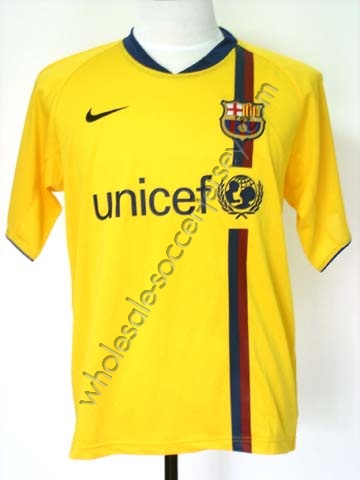 soccer uniform-Barcelona 08/09 Away Soccer Uniform