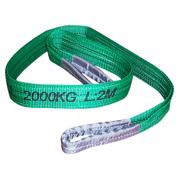 flat wbbing sling, polyester webbing sling